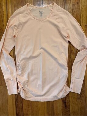 Athleta Long Sleeve Performance Top - Light Peach
